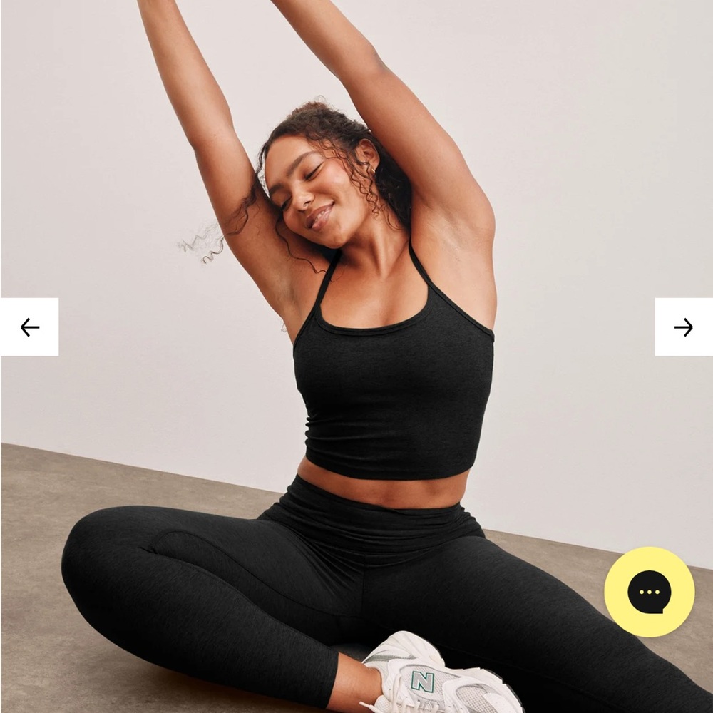 Beyond Yoga Black Sports Bra and Leggings Set